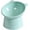 Blue, variant on Tilted Raised Posture for Cat Food Bowl Neck for Protection Anti Vomiting 45 Degree Elevated Slanted Stand Bowl, Cat Tilted Bowl-Bowl Diameter Approx.13.7cm/5.39in