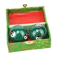 thumbnail image 2 of Guardoinrt Entraînement de Baoding dans une Boîte de Baoding 2 Pcs/ensemble Santé Fatigue Rafraîchir l'Esprit Baoding avec Boîte Réduire Boules de Baoding Boîte Rouge Vert Tai Chi, 2 of 9