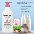 thumbnail image 4 of LoverCare Goat's Milk Body Lotion 27 fl oz (800ml) - Cherry Blossom, 4 of 8