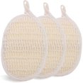 thumbnail image 1 of Esponja de lufa natural, cojín exfoliante de lufa, esponja exfoliante de lufa para la ducha, cojín exfoliante facial y corporal para la ducha, el baño y el spa para una piel sana., 1 of 5