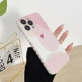 thumbnail image 3 of Funda de teléfono con diseño de corazón de amor y arcoíris a la moda para iPhone 14, 13, 15, 16 Pro Max, 11, 12 Mini, 8, 7 Plus, X, XS, XR, SE 2022, funda suave a prueba de golpes, 3 of 5
