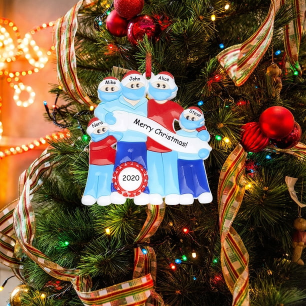 2020 Christmas Ornaments Christmas Tree Name Ornaments Snowman Hanging Decoration Diy Names And Greetings Personalized Christmas Gifts For Family Friends Kids Party Walmart Com Walmart Com