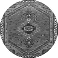 thumbnail image 1 of Ahgly Company Indoor Round Persian Gray Traditional Area Rugs, 4' Round, 1 of 1