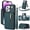 Green, variant on Kryonix Crossbody Wallet Case for iPhone 11 Pro with Lanyard Strap Card Slot Holder RFID Blocking Ring Kickstand,Magnetic Flip Folio Zipper Purse Case,PU Leather Cover Handbag