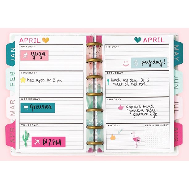 We R Memory Keepers Word Punch Board PunchesPlanner Icons Walmart