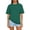 Dark Green, variant on Women’s Classic Crew Neck Short Sleeve T Shirt Relaxed Fit Soft Cotton Basic Top for Everyday Wear Unisex Style Army Green L
