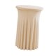 thumbnail image 5 of Mantel reutilizable para mesa de cóctel alta, ideal para fiestas y eventos. Champán, 5 of 7
