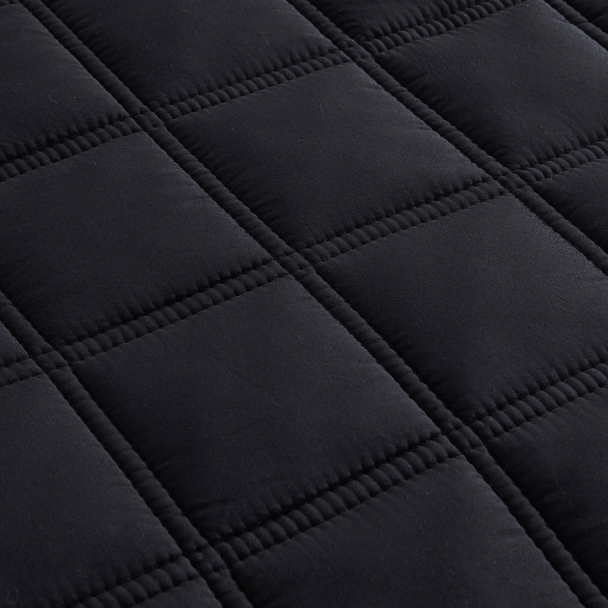 Lightweight Down Alternative All Season Oversized Comforter, Black - Twin