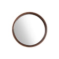 thumbnail image 1 of Miroir Rond en Lin avec Bord Épais 30 Pouces, 1 of 2