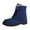 Blue, variant on KELINFONG Women's Snow Waterproof Boot Warm Furry Lined Ankle Booties Lace up Outdoor Womens Boots