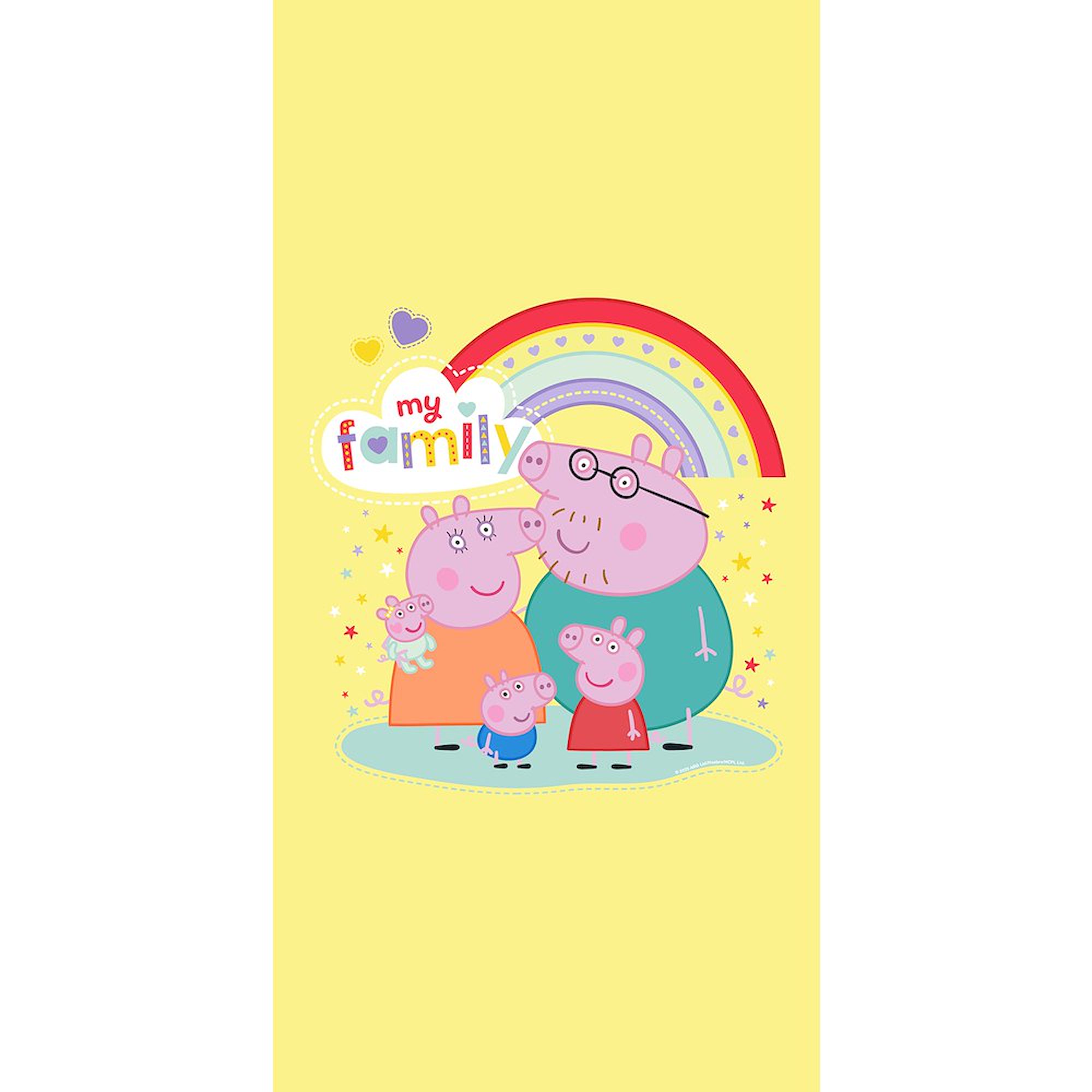CafePress - Peppa Pig: My Family - Large Beach Towel, Soft 30"x60" Towel with Unique Design