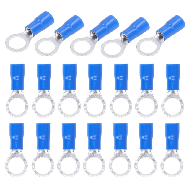 Terminales De Anillo Aislados Conectores De Crimpado De Cable Eléctrico 37A Aislamiento Eléctrico RV3.5-8 Para Cable De 2 5-4 Mm² Para Proyectos Electrónicos ANGGREK Eléctricas