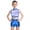 Blue Fish Scales, variant on inhzoy Kids Girls 2 Piece Shiny Dance Outfits Crop Top Metallic Shorts Set Blue 8