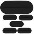 thumbnail image 1 of Silicone Shoulder Pads for Women Black Broaden Shoulder Shape Enhancer 6pcs Mini Size, 1 of 9