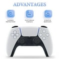 thumbnail image 3 of Skin Sticker for PS5 Slim / Pro / Standard Disc / Digital Edition Console and Controllers Decals for PlayStation 5 Ghost White, 3 of 5