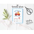 thumbnail image 3 of Darling Souvenir White Birthday Invitation Card Printable Elegant Fill or Write In Blank Party Invites 28 Pcs 5 x 7 Inches, 3 of 5