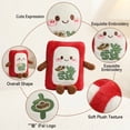 thumbnail image 3 of Mahjong Game, Cute Throw Pillow, 12X15 In, 1 Pc, Fuzzy Pillow, Cozy Living Room Decor, Red DecorforLiving Room, Brown Decorative Pillow, Game Room Seating Accent, 3 of 5