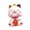 Style D, variant on Resin Lucky Cat Figurine Ornament Art Decorative Creative Craft Animal Sculpture Kitten Statue for Desktop Present Festival Bedroom Cabinet Style B