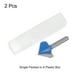 thumbnail image 3 of 2 piezas de broca de router 1/4" vástago 1" diámetro 90 grados tipo V fresadora trimmer de borde de carburo, azul, 3 of 5