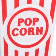 Retro Popcorn Set Bowl Plastic Classic Tub Red & White Striped Container Container Movie Theater Bucket Reusable Set Of 5