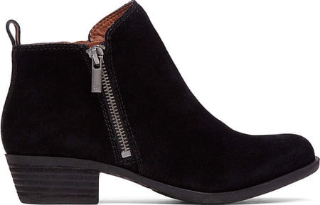 lucky brand basel bootie suede