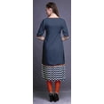 thumbnail image 4 of Bimba Robe Kurti Longue Imprimée Tunique Droite Robes pour Femmes Haut Indien, 4 of 5