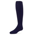thumbnail image 4 of MeMoi Ribbed Cotton Blend Basic Non-Binding Infant Tights, 0-6, Navy, 4 of 6