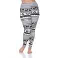 thumbnail image 1 of White Mark Women's Holiday Print Leggings, 1 of 5