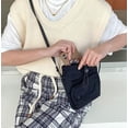 thumbnail image 3 of Kukuzhu Women’s Casual Tote Bag Mini Crossbody Bag Phone Bag Purse Nylon Shoulder Handbag Drawstring Messenger Bag, 3 of 7