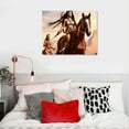 thumbnail image 4 of GOSMITH American Indian Tribal Women Female Warriors Horse and Wolf Poster decorative painting canvas wall art poster picture print modern home living room bedroom decoration, 4 of 4
