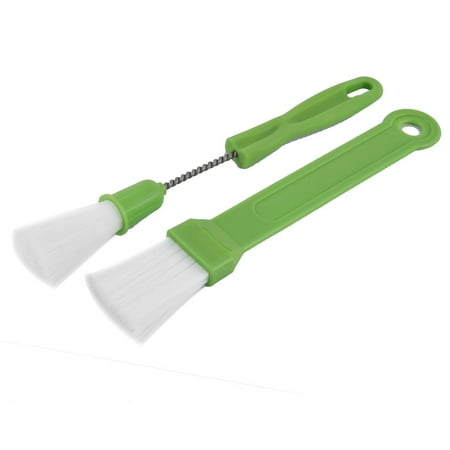 

Plastic Handle Outdoor Indoor BBQ Grill Brush Cleaner 2 in 1