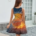 thumbnail image 6 of Basketball Sport Ball Dress Summer Street Style Dresses Female Sleeveless Printed Sundress, 6 of 7