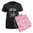 thumbnail image 5 of CafePress - This Isn't Dog Hair It's German Shepherd G Pajamas - Women's Short Sleeve Print T-Shirt and Pants Dark Cotton Pajama Set, 5 of 7