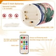 thumbnail image 5 of Yayeee Flameless Candles with Remote Flickering Battery Operated Multi Color Changing, Floral Vase, 5 of 7