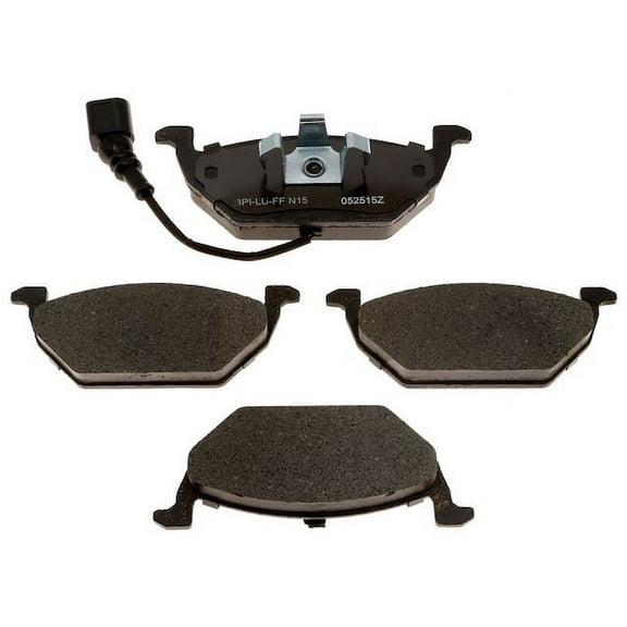 Front Brake Pad Set - Compatible with 2000 - 2006, 2011, 2013 Volkswagen Jetta 2.0L 4-Cylinder Naturally Aspirated 2001 2002 2003 2004 2005