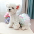 thumbnail image 6 of Baywell Cats and Dog Birthday Dress, It's My Birthday Princess Skirt Tutu Dress Multiple Layers for Small Medium Dogs Girl White 2.2-17.6lbs, 6 of 10