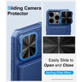 thumbnail image 4 of Funda de teléfono BXYJY para iPhone 16 Pro con tarjetero azul, 4 of 7
