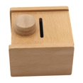 thumbnail image 2 of monedas Aprendizaje Educativo, Juguetes Montessori Coordinación de ojos Juguetes de desarrollo permanencia de objetos, Salvador Juguetes de caja de monedas para niños, 2 of 8