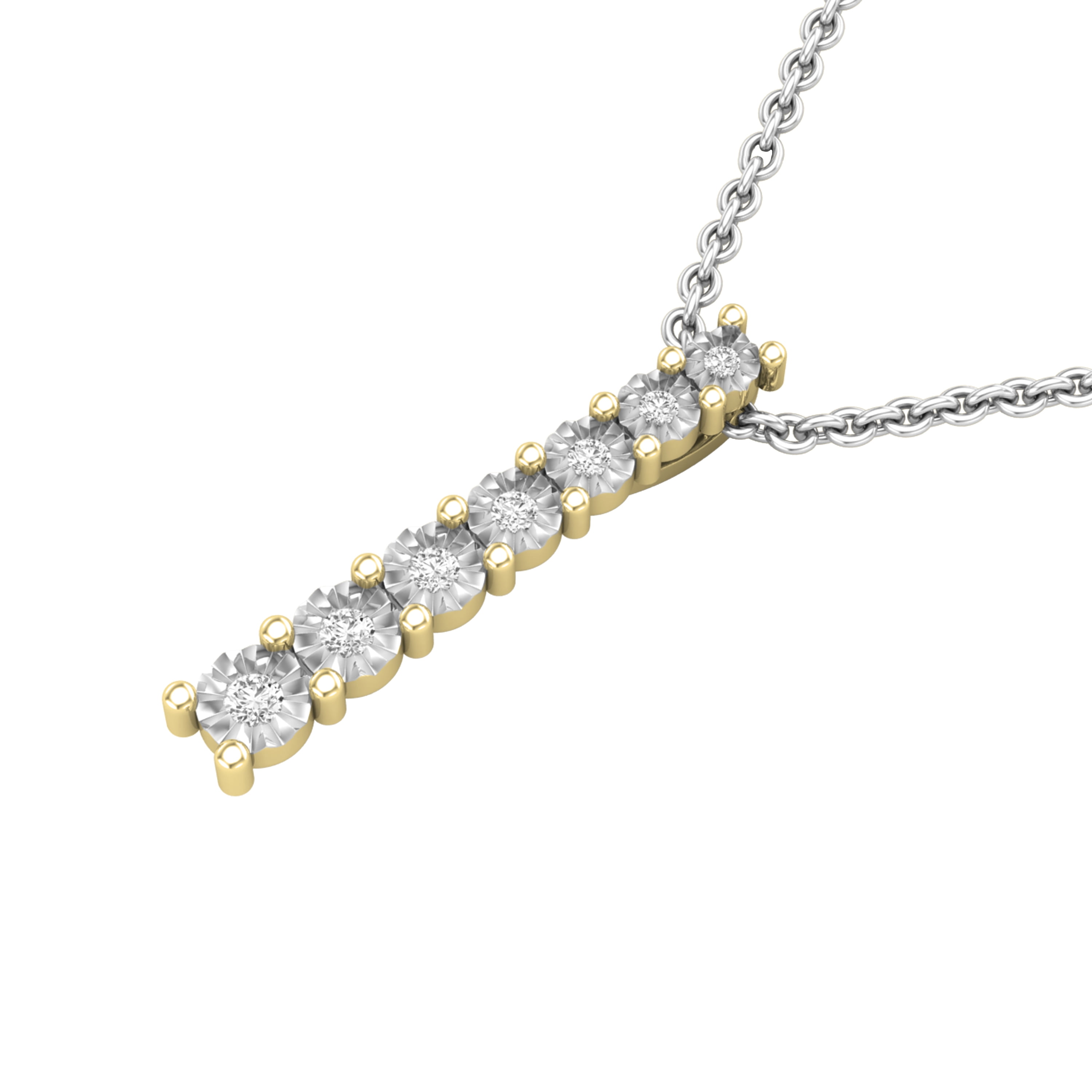 Dazzlingrock Collection Round White Diamond 7 Stone Illusion