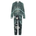thumbnail image 4 of Demon Slayer Muichiro Tokito Kids Hooded Jumpsuit Union Suit Onesie One Piece Blanket for Boys Girls, 4 of 7