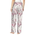 thumbnail image 2 of Bixox Women's Romantic Travel In Paris Patterned Pajama Pants Loungewear, 2 of 5