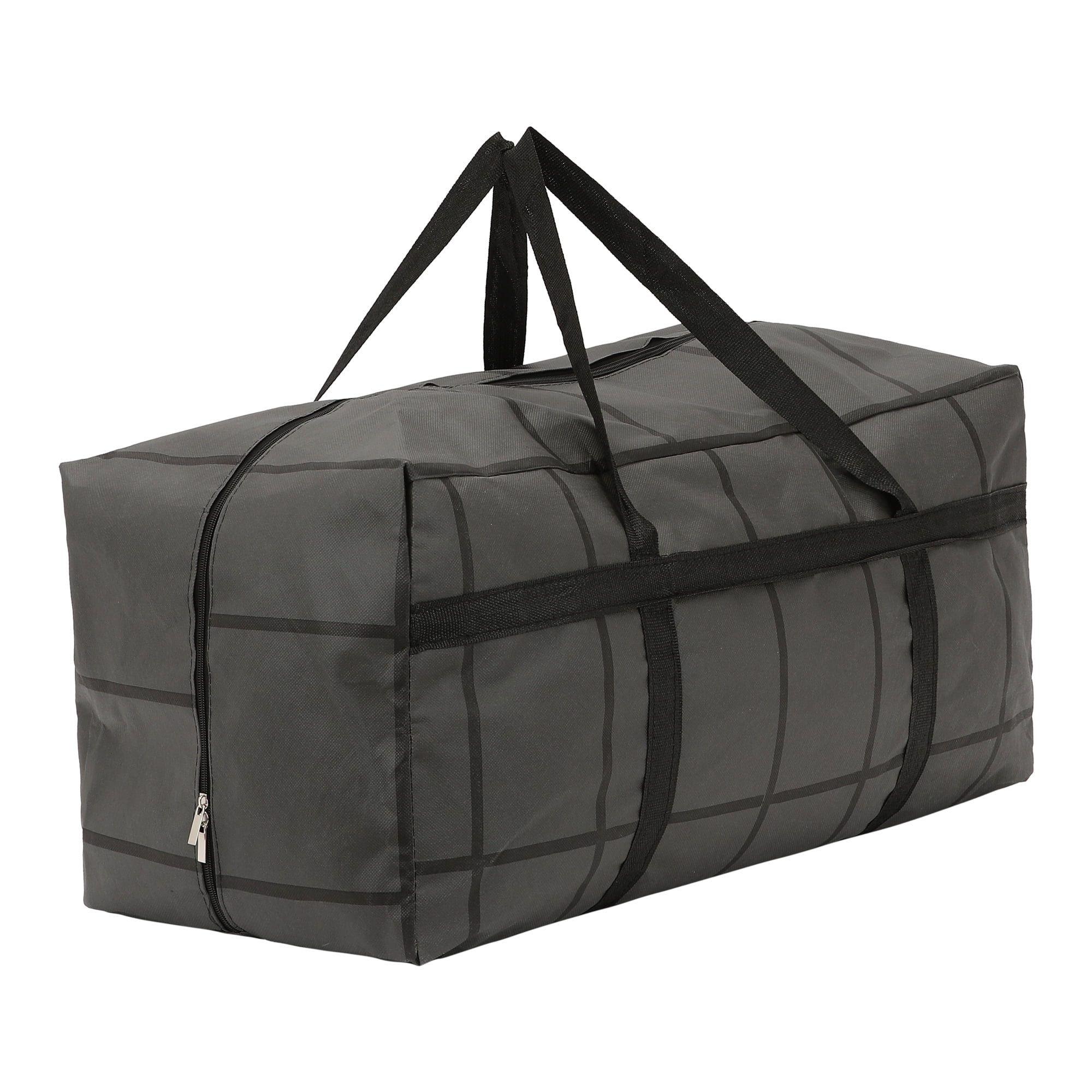 Unique Bargains 1 Pack Clothes Storage Foldable Storage Bags Black 29.5*14*13in