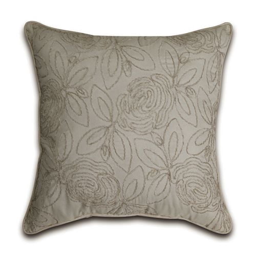 Chenille Floral Cushion