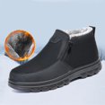 thumbnail image 5 of NOKIO Men's Spring And Autumn Winter Large Size Plus Velvet Plus Thick Bottom Side Zipper Casual Soft Bottom Light Bottom Warm Cold Snow Boots Men'S Snow Adventure Boots, 5 of 5