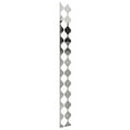 thumbnail image 4 of Ekena Millwork 94"H x 1/8"T Marrakesh Adjustable Acrylic Decorative Slat Wall Panel Kit, Silver Mirror (contains 11 Slats + 1 Straight Edge Starter Slat), 4 of 11