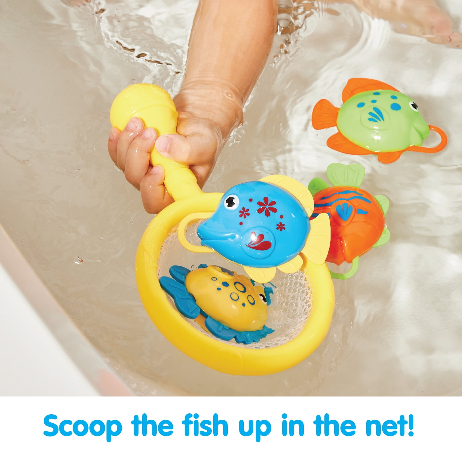 Kidoozie Splish ‘n Splash Bathtime Fishing Set, Bathtime Tub Toy for Toddlers Ages 2+