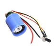 thumbnail image 3 of Mini motor sin escobillas, pieza de repuesto, motor de velocidad de metal para bricolaje para soplador eléctrico 9 V 12 V 120000 RPM, 3 of 9