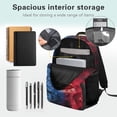 thumbnail image 5 of Pzuqiu Fire and Ice Basketball Kawaii Backpack School Backpack for Boys Kids 4 piece Backpacks with Lunch Box Pencil Bag Water Bottle Holder Bookbag for Boys 10-12 Middle School, 5 of 7