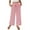 Pink1, variant on fatyb Womens Stripe Casual Pants with Pockets Elastic High Waist Lightweight Loose Trousers for Women