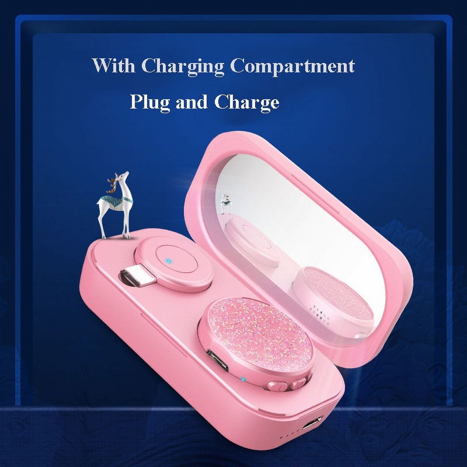 Pin Mirror Microphone With Charging Case for Indoor and Outdoor Live Recording Video Type-C Interface